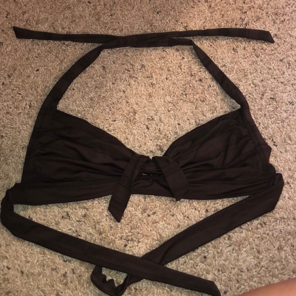 brown bikini top